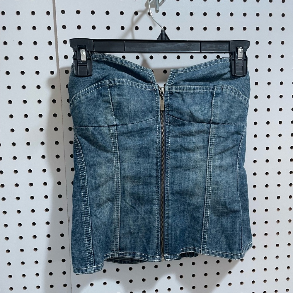 Mudd zip up corset